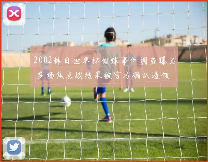 2002韩日世界杯假球事件调查曝光 多场焦点战结果被官方确认造假