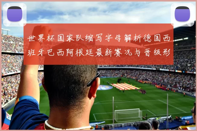 世界杯国家队缩写字母解析德国西班牙巴西阿根廷最新赛况与晋级形势